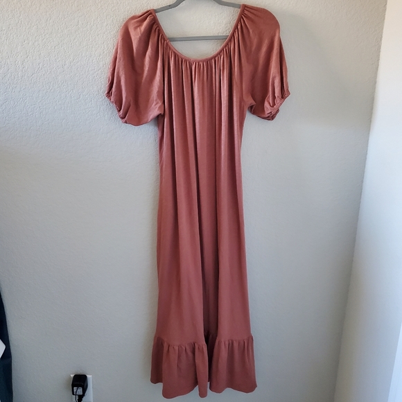 Sundry puffsleeve frill midi to maxi dress NWT - Picture 6 of 9